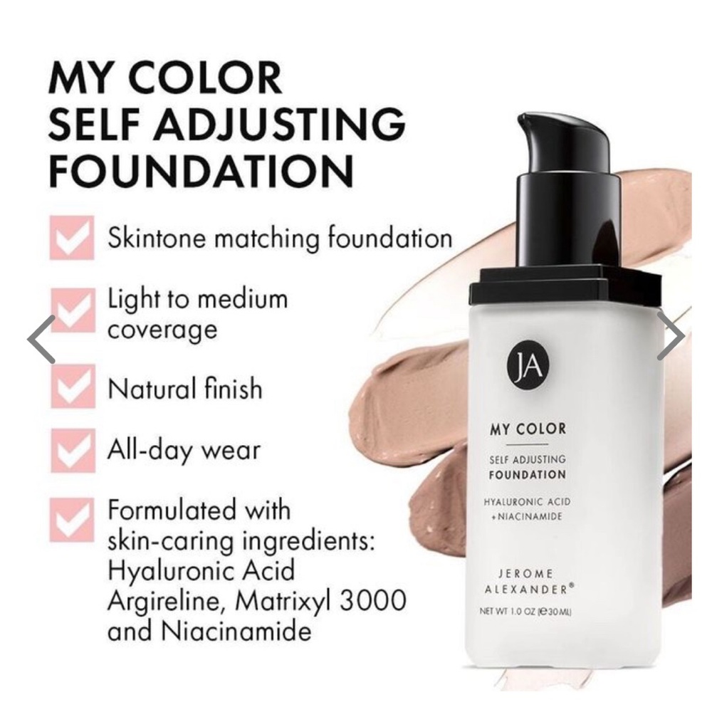 My color self adjusting foundation